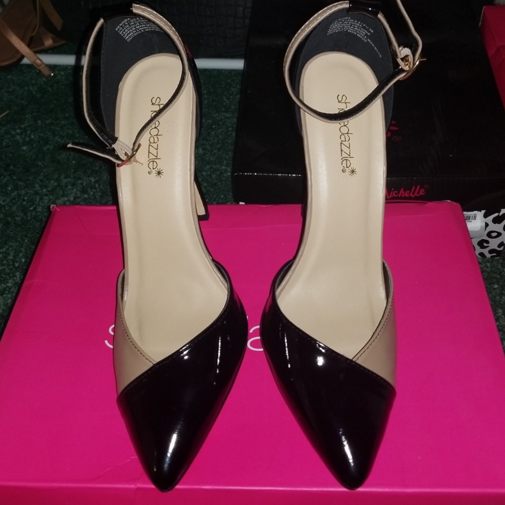Black/Tan Heels